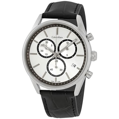 reloj calvin klein modelo k4m271c6|Calvin Klein Formality Chronograph Silver Dial Men's .